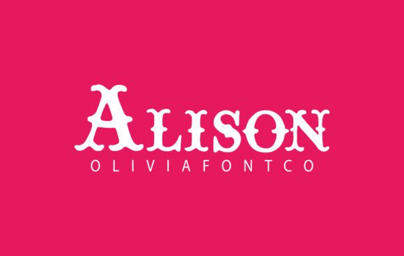Alison Font: A Romantic Serif for Branding Projects