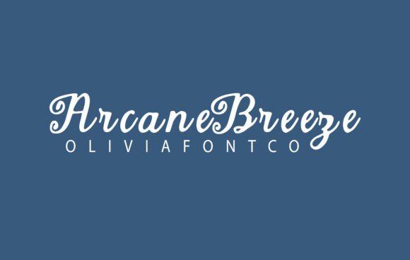 Arcanebreeze: A Handwritten Font for Creative Crafters