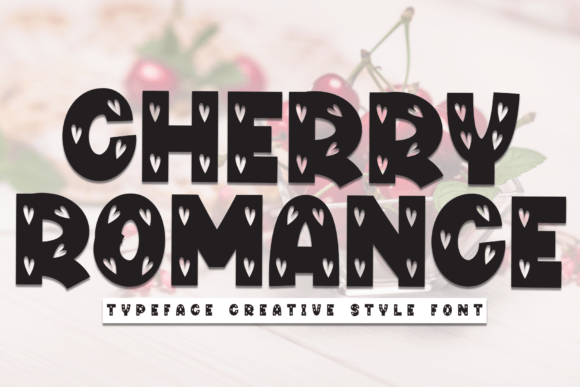 Cherry Romance: A Handwritten Display Font for Crafters and Creators