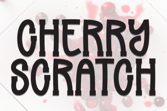 Cherry Scratch: A Playful Font for Dynamic Digital Campaigns