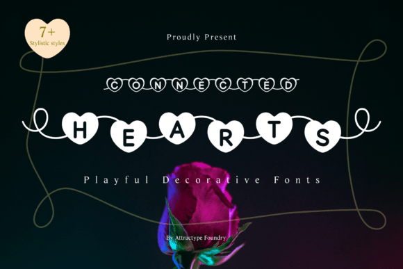 Connected Hearts: A Font That Adds Love to Your Brand