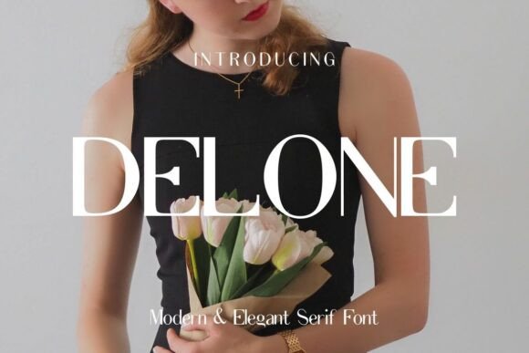 Delone: A Serif Font That Elevates Every Craft Project