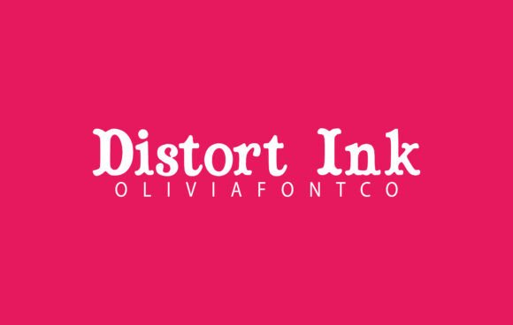 Distort Ink: A Romantic Handwritten Font for Creative Branding