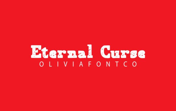 Eternal Curse Font: A Romantic Handwritten Touch for Your Craft Projects