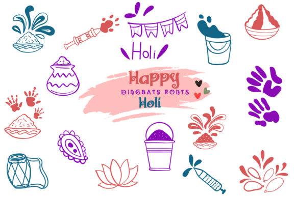 Happy Holi: A Festive Font for Editorial Design