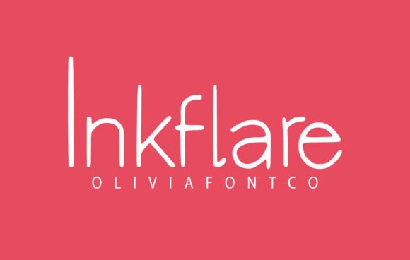 Inkflare: A Handwritten Font for Editorial Elegance