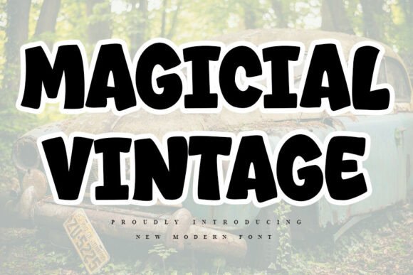 Magical Vintage: A Timeless Typeface for Editorial Design