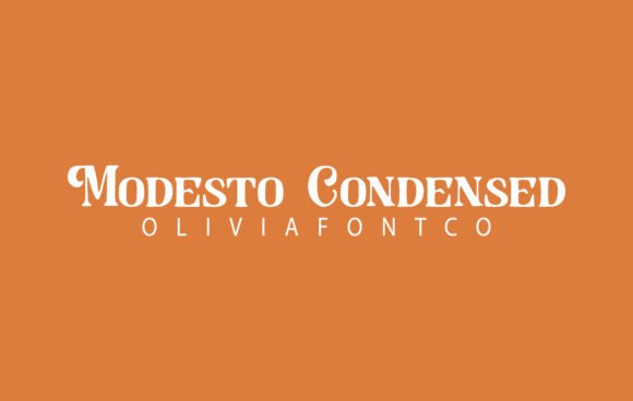 Modesto Condensed: A Serif Font with a Romantic Handwritten Soul