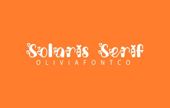 Solaris Serif: A Romantic Handwritten Font for Crafters and Designers