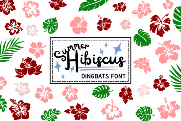 Summer Hibiscus: A Floral Font for Digital Branding